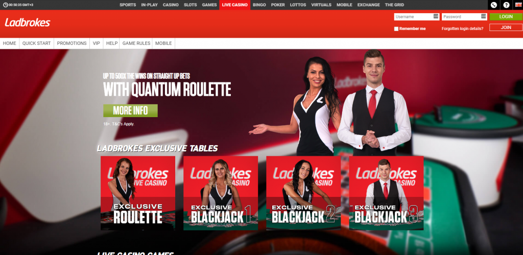 Ladbrookes Online Casino