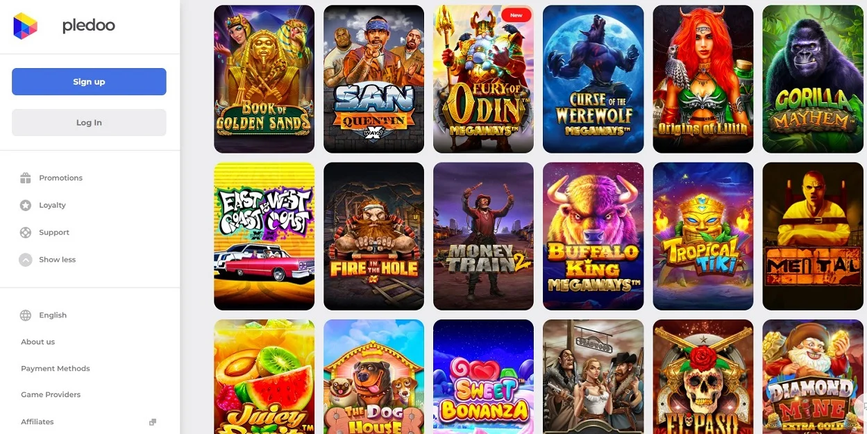 pledoo casino games