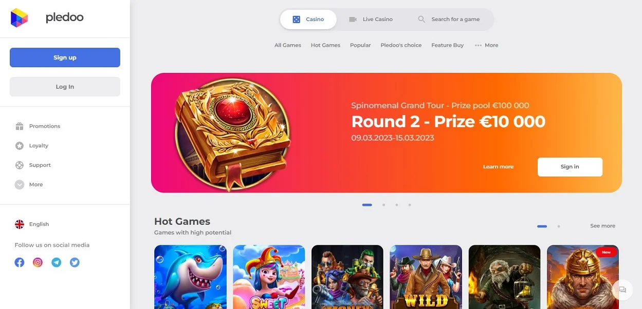 pledoo casino review