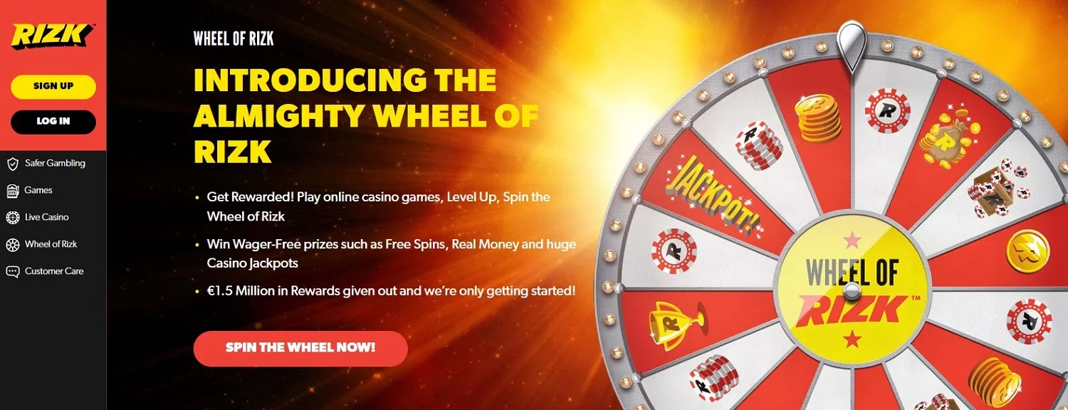 wheel of rizk casino