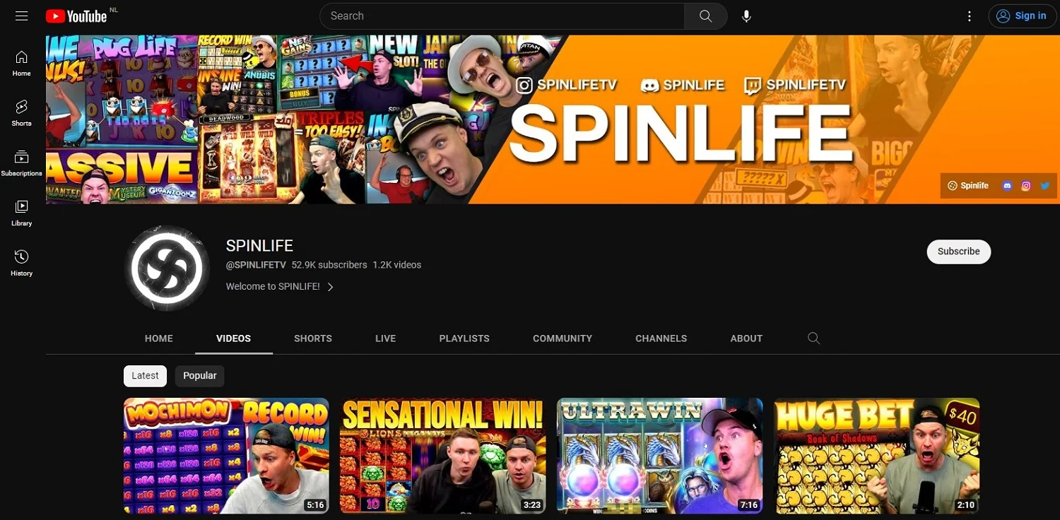 spinlifetv youtube
