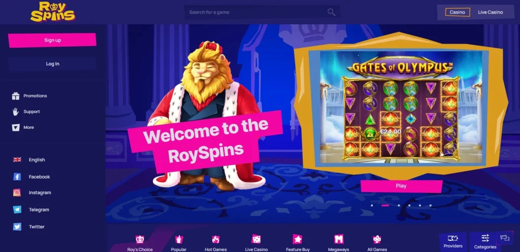 royspins casino