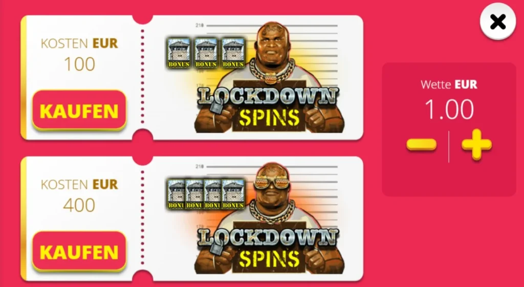 Bonus Buy San Quentin xWays Spielautomaten