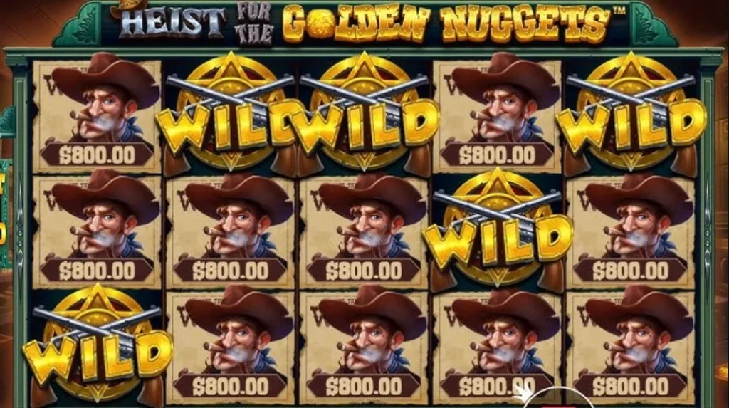 Heist for the Golden Nuggets slot