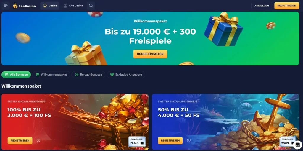 Joo Casino Bonus