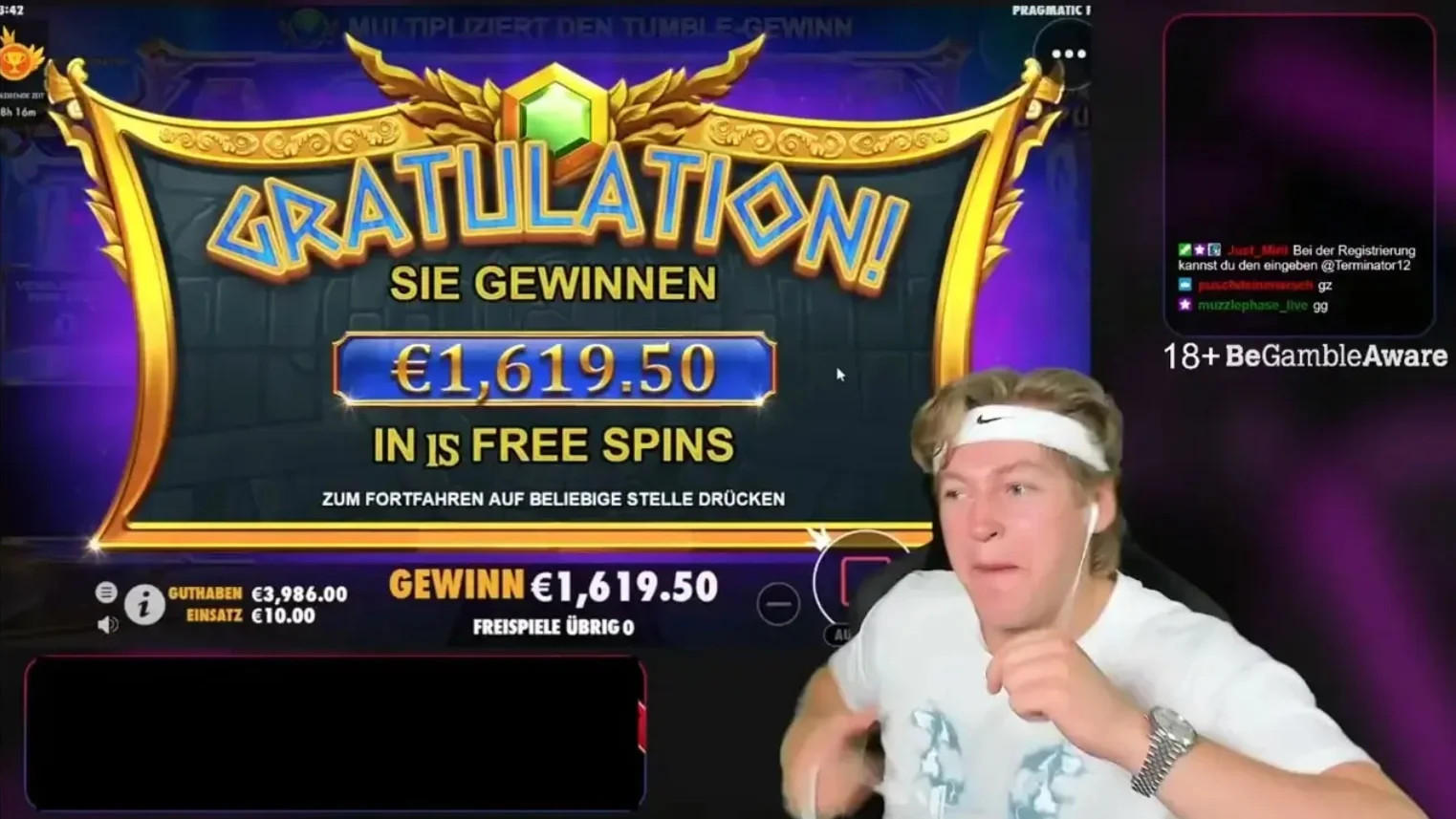 Streamer Ron Bielecki