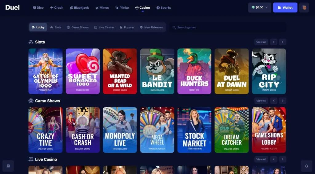 duel slots