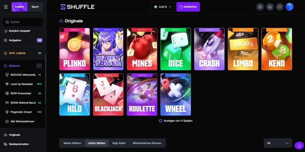 shuffle original