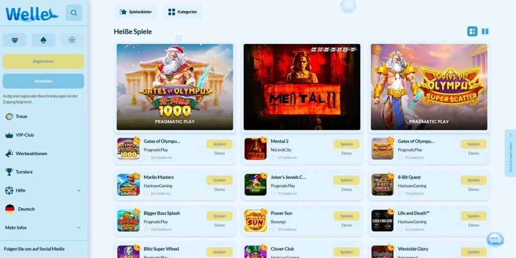 welle casino