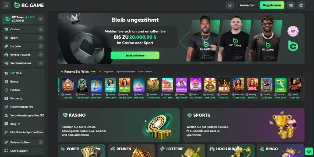 BC.GAME VIP-Transfer Programm