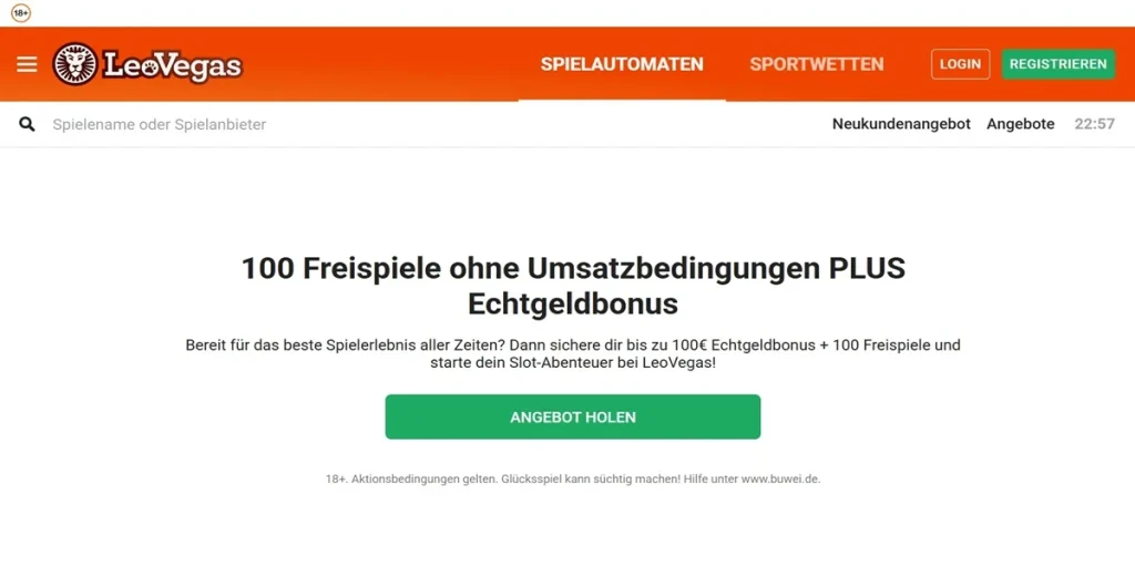 leovegas bonus freispiele