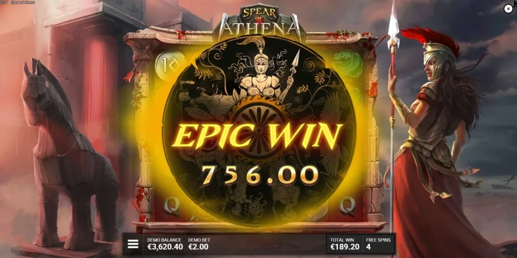 Spear of Athena max win