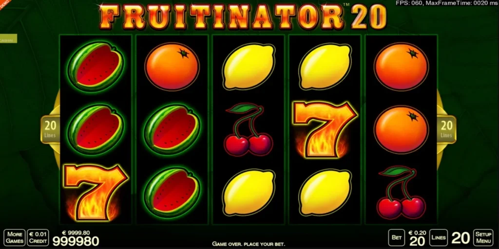 Fruitinator slot merkur