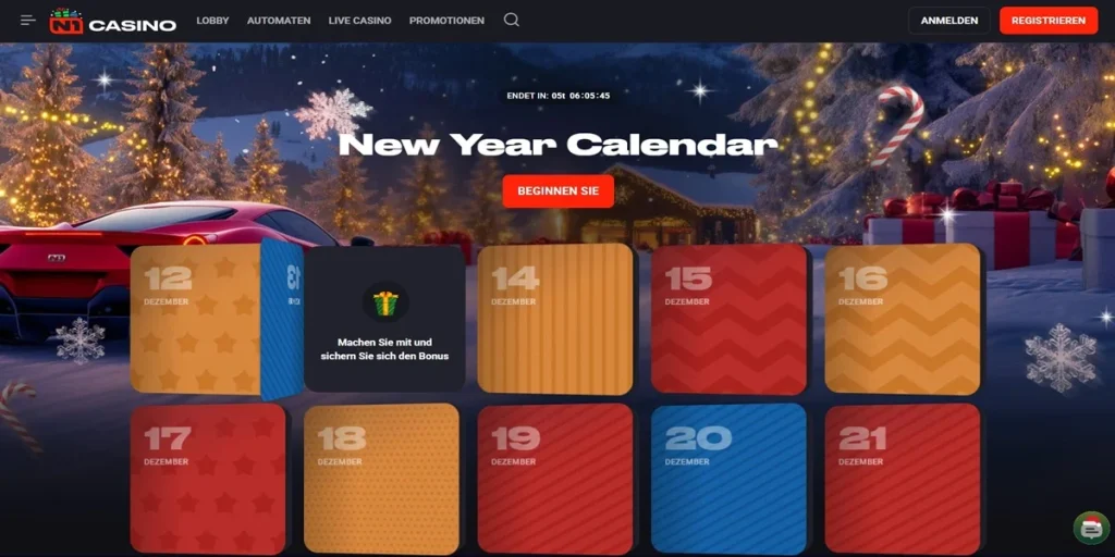 New Year Calendar n1 casino