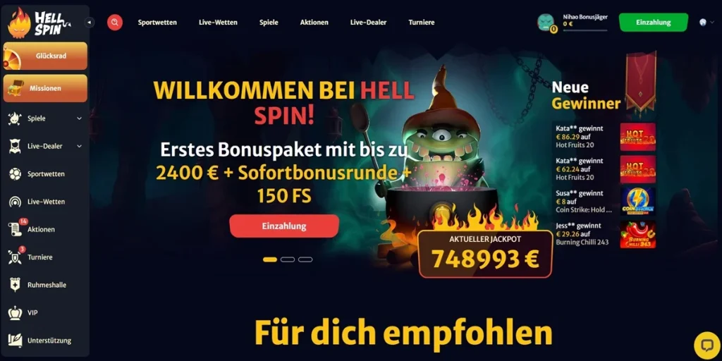 HellSpin Casino im Test