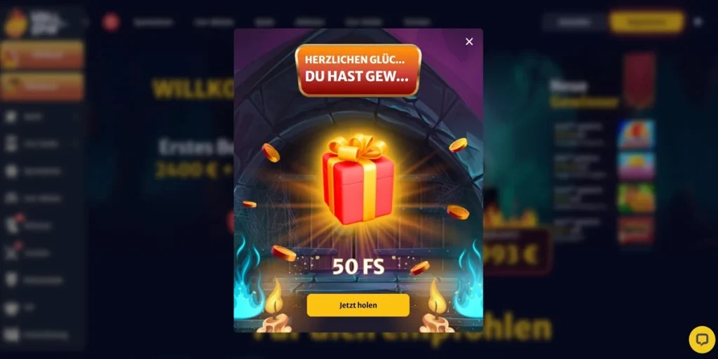 Hellspin  50 Freispielen