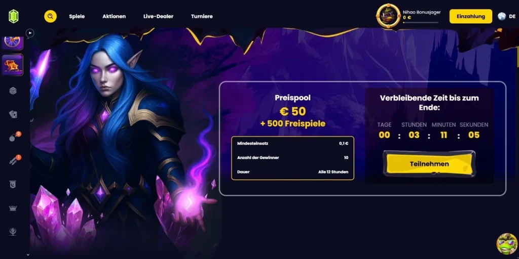 SlotsGem Casino Turniere