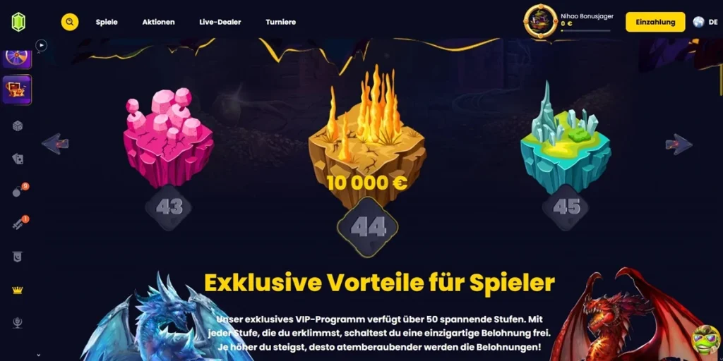 VIP-Programm Slotsgem Casino