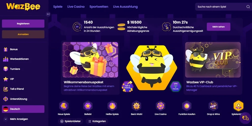 Wazbee Casino Testbericht