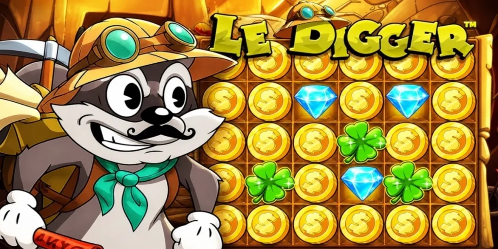 Le Digger Slot von Hacksaw Gaming – Max Win 15000x, mittlere Volatilität, 6x5 Grid und die explosive Dynamit-Mechanik