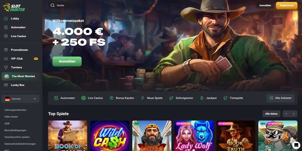 Slothunter Casino Test